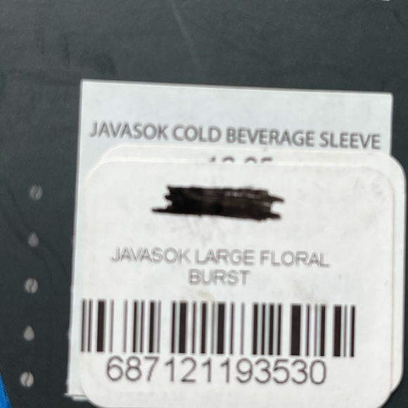 New Java Sok Reusable Neoprene Insulator Sleeve for Iced Coffee Cups Large. - Picture 3 of 3